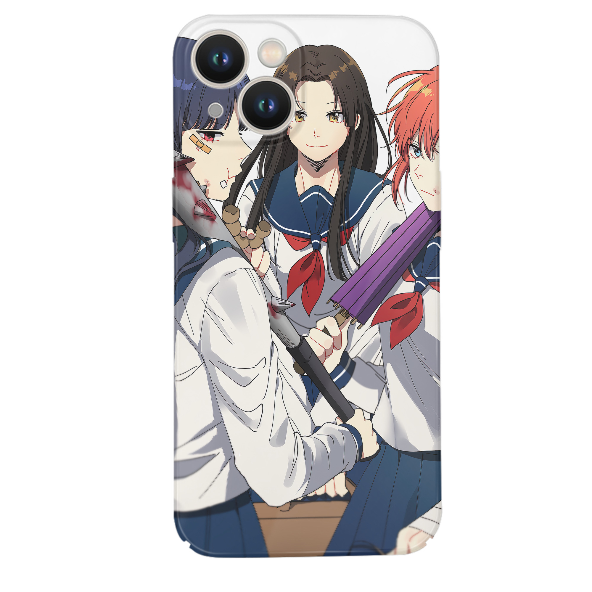（画像用） ぎんたま 坂田銀時（さかたぎんとき） 神楽 志村新八（しむら しんぱち） GINTAMA Sakata Gintoki Kagura Shimura Shinpachi 【iPhone 14シリーズ対応】ハードケース